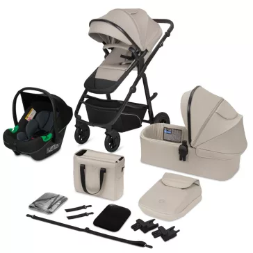 Lionelo Bianka 3in1 multifunkciós babakocsi - Beige Sand