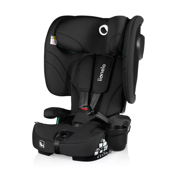 Lionelo Nelly I-Size ISOFIX összecsukható gyermekülés 76-150cm - Black Carbon