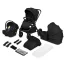 Lionelo Mika Plus 3in1 multifunkciós babakocsi - Black Onyx