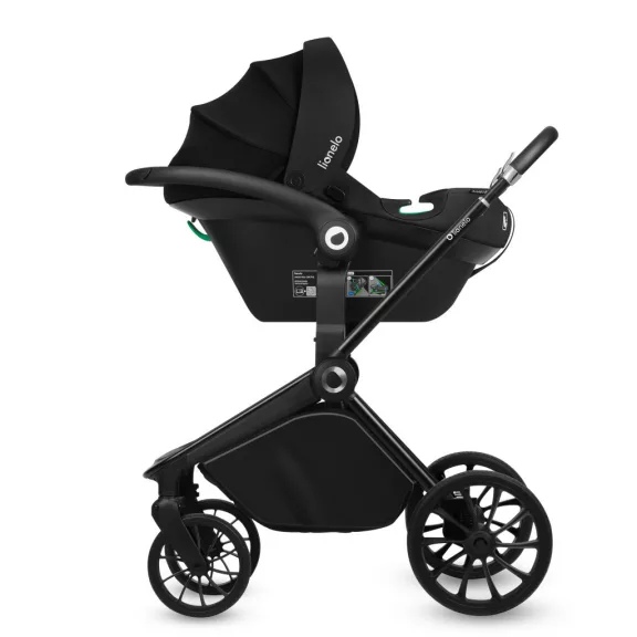 Lionelo Mika Plus 3in1 multifunkciós babakocsi - Black Onyx