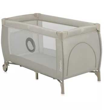 Lionelo Stefi Plus kétszintes utazóágy - Beige Cappuccino