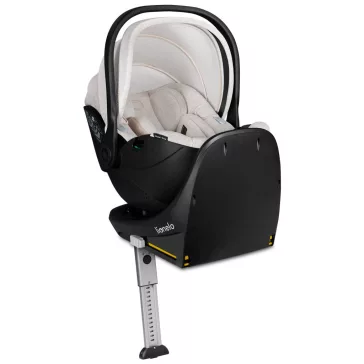 Lionelo Moxie I-Size Set gyermekülés - Beige Sand