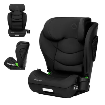 Lionelo Neal I-Size gyermekülés 100-150 cm - Black Carbon