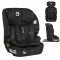 Lionelo Levi FIX I-Size gyerekülés 76-150 cm - Black Carbon