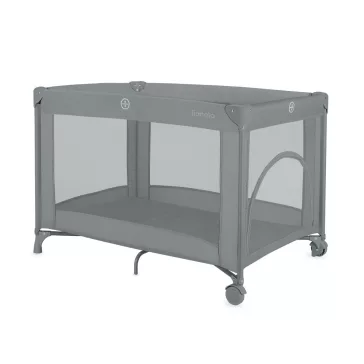 Lionelo Amelie utazóágy - Grey Concrete