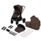 Lionelo Mika Plus 2in1 Multifunkciós babakocsi - Mocha Mousse