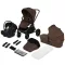 Lionelo Mika Plus 3in1 multifunkciós babakocsi - Mocha Mousse
