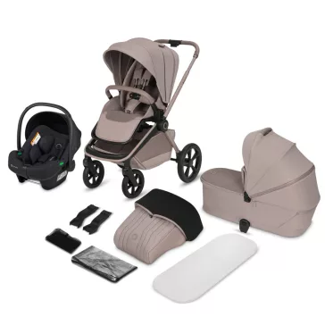Lionelo Freya 3in1 multifunkciós babakocsi - Beige Sand