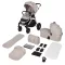 Lionelo Layla 2in1 Multifunkciós babakocsi - Beige Sand