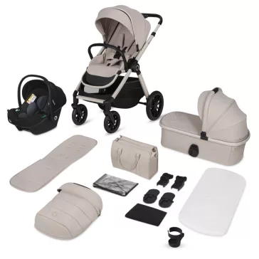 Lionelo Layla 3in1 Multifunkciós babakocsi - Beige Sand