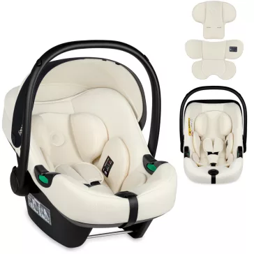 Lionelo Astrid i-Size Babahordozó 40-87 cm - Beige Cream