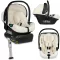 Lionelo Astrid I-Size Babahordozó + bázistalp Set 40-87 cm - Beige Cream