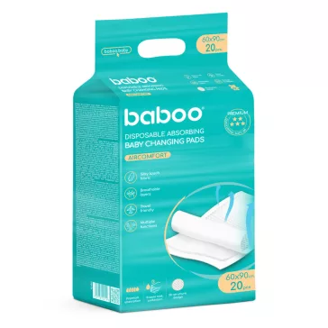   Baboo Eldobható Nedvszívó Pelenkázó Alátét AirComfort 60x90, 20db