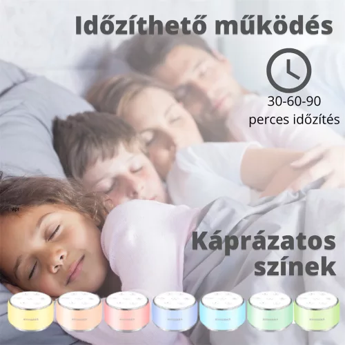 Vivamax Nature&Relax "Compact" hang- és dallamterápiás (fehér zaj) készülék