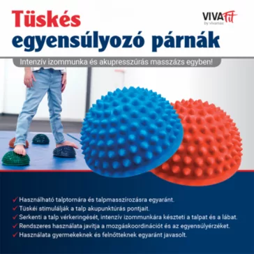 VivaFit Tüskés egyensúlyozó párna