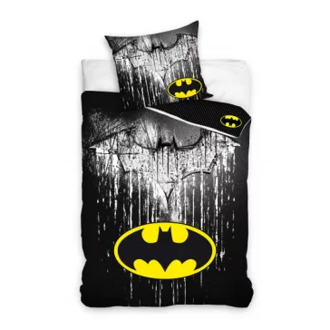 BATMAN Ágyneműgarnitúra 100% pamut 140x200 + 65x65