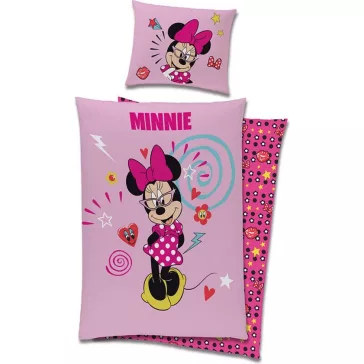 MINNIE EGÉR Ágyneműhuzat-szett 100% pamut 140x200 + 65x65
