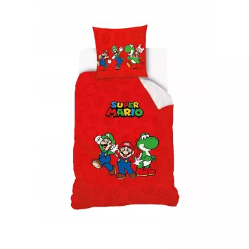 SUPER MARIO ágyneműhuzat 140x200+70x90