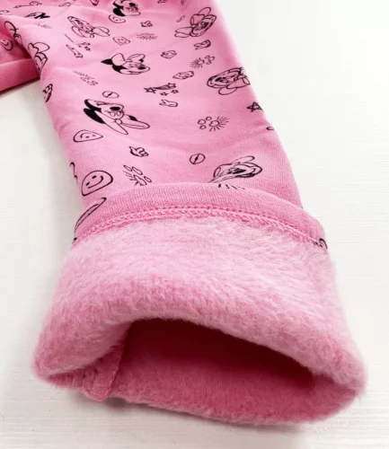 Disney Minnie Pink baba, vastag leggings 9/12 hó