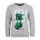 Minecraft Grey gyerek pulóver 10 év / 140 cm