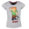 Minecraft Grey gyerek rövid póló, felső 6 év / 116 cm