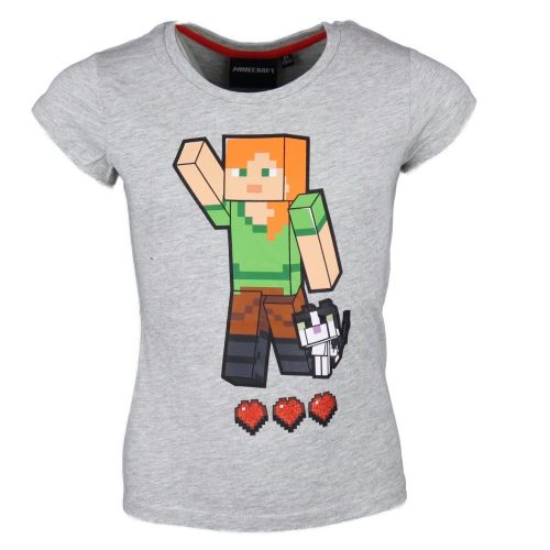 Minecraft Grey gyerek rövid póló, felső 6 év