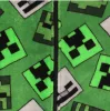 Minecraft Emerald gyerek hosszú pizsama, overál 5 - 6 év / 110 - 116 cm