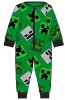 Minecraft Emerald gyerek hosszú pizsama, overál 5 - 6 év / 110 - 116 cm