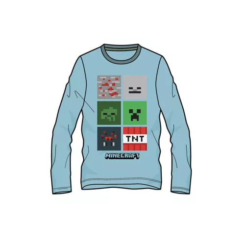 Minecraft Blockbuster Blue gyerek hosszú ujjú póló, felső 6 év / 116 cm