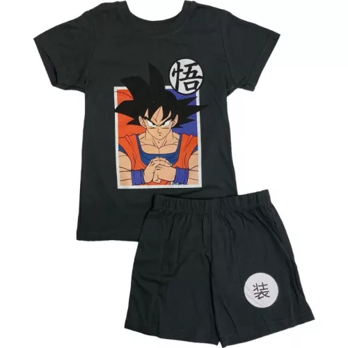 Dragon Ball Saiyan Black gyerek rövid pizsama 8 év / 128 cm
