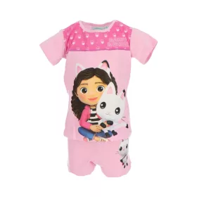   Gabi babaháza Pandy Paws Light Pink gyerek rövid pizsama 2 év / 92 cm