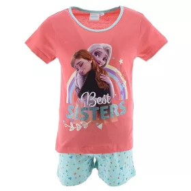   Disney Jégvarázs Best Sisters Peach gyerek rövid pizsama 4 év / 104 cm