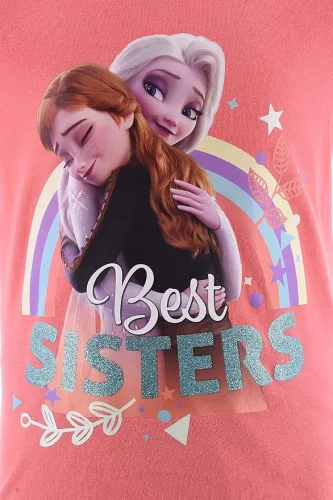 Disney Jégvarázs Best Sisters Peach gyerek rövid pizsama 5 év / 110 cm