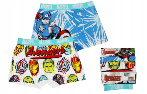 Bosszúállók Power gyerek boxeralsó 2 darab/csomag 6 - 8 év / 116 - 128 cm