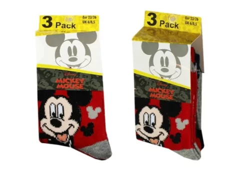 Disney Mickey Cozy gyerek zokni 27/30