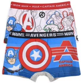   Bosszúállók Captain America Shield gyerek boxeralsó 2 darab/csomag 2 - 3 év / 92 - 98 cm