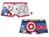 Bosszúállók Captain America Shield gyerek boxeralsó 2 darab/csomag 2 - 3 év / 92 - 98 cm