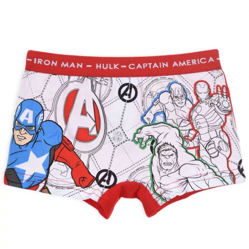 Bosszúállók Captain America Shield gyerek boxeralsó 2 darab/csomag 6 - 8 év / 116 - 128 cm