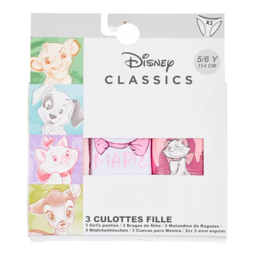 Disney Marie Rosy gyerek fehérnemű, bugyi 3 darab/csomag 3 - 4 év / 98 - 104 cm