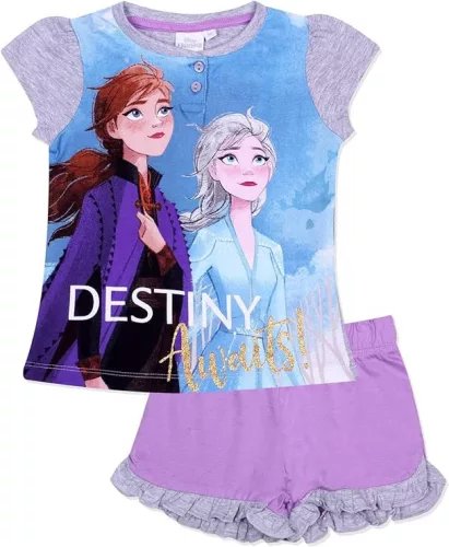 Disney Jégvarázs Destiny Awaits gyerek rövid pizsama Díszdobozban 4 év / 104 cm
