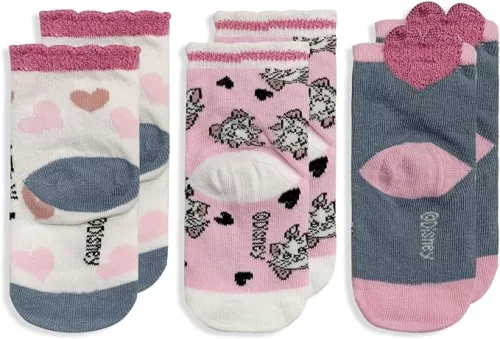 Disney Marie Cute Hearts baba zokni 0/6 hó