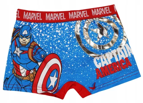 Bosszúállók Captain America gyerek boxeralsó 2 darab/csomag 6 - 8 év / 116 - 128 cm