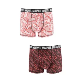 Marvel Red férfi boxeralsó 2 darab/csomag S