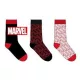 Marvel Black férfi zokni 43/46