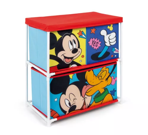 Disney Mickey Let's Move játéktároló állvány 3 rekeszes 53x30x60 cm