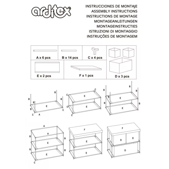 Unikornis Sparkle játéktároló állvány 3 rekeszes 53x30x60 cm