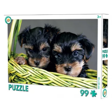Kutyás Yorkie puzzle 99 db-os