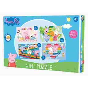 Peppa malac Friends puzzle 4 az 1-ben