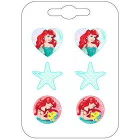 Disney Hercegnők, Ariel Star fülbevaló szett 3 pár