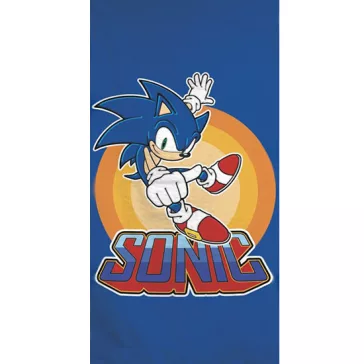   Sonic a sündisznó Power fürdőlepedő, strand törölköző 70x140cm (Fast Dry)
